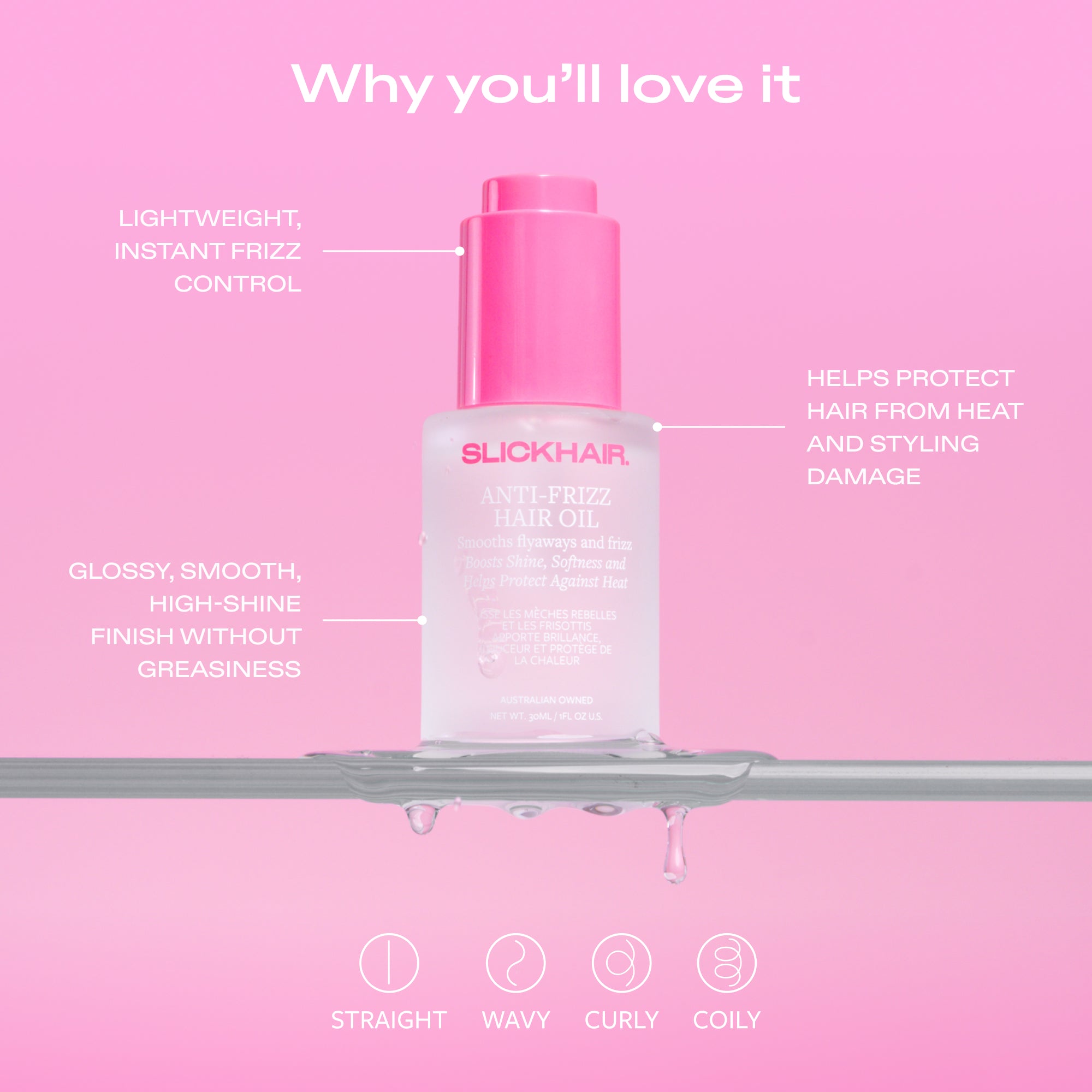 Anti-Frizz Hair Oil