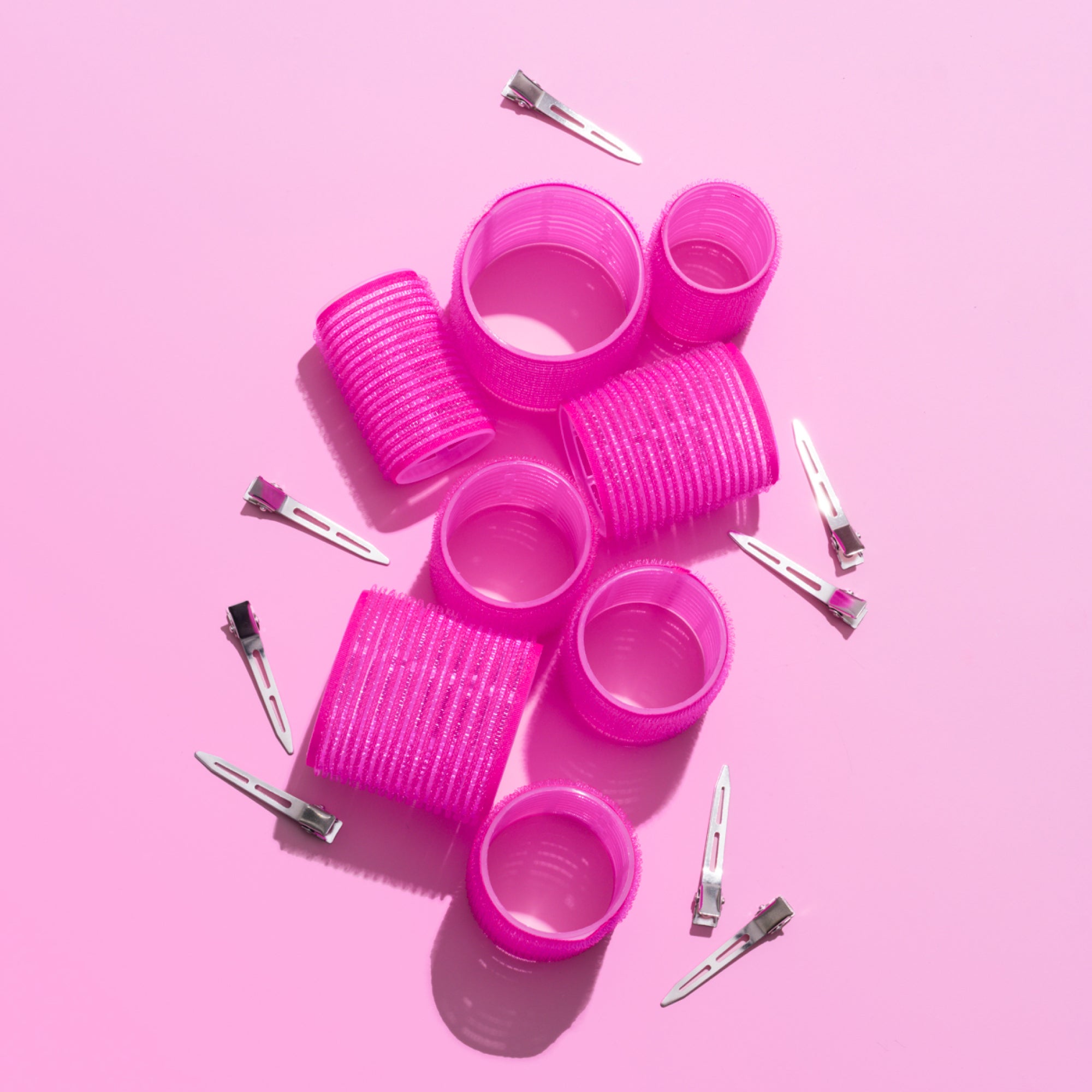 SLICKHAIR Heatless Velcro Hair Rollers Gentle, No-Heat Styling