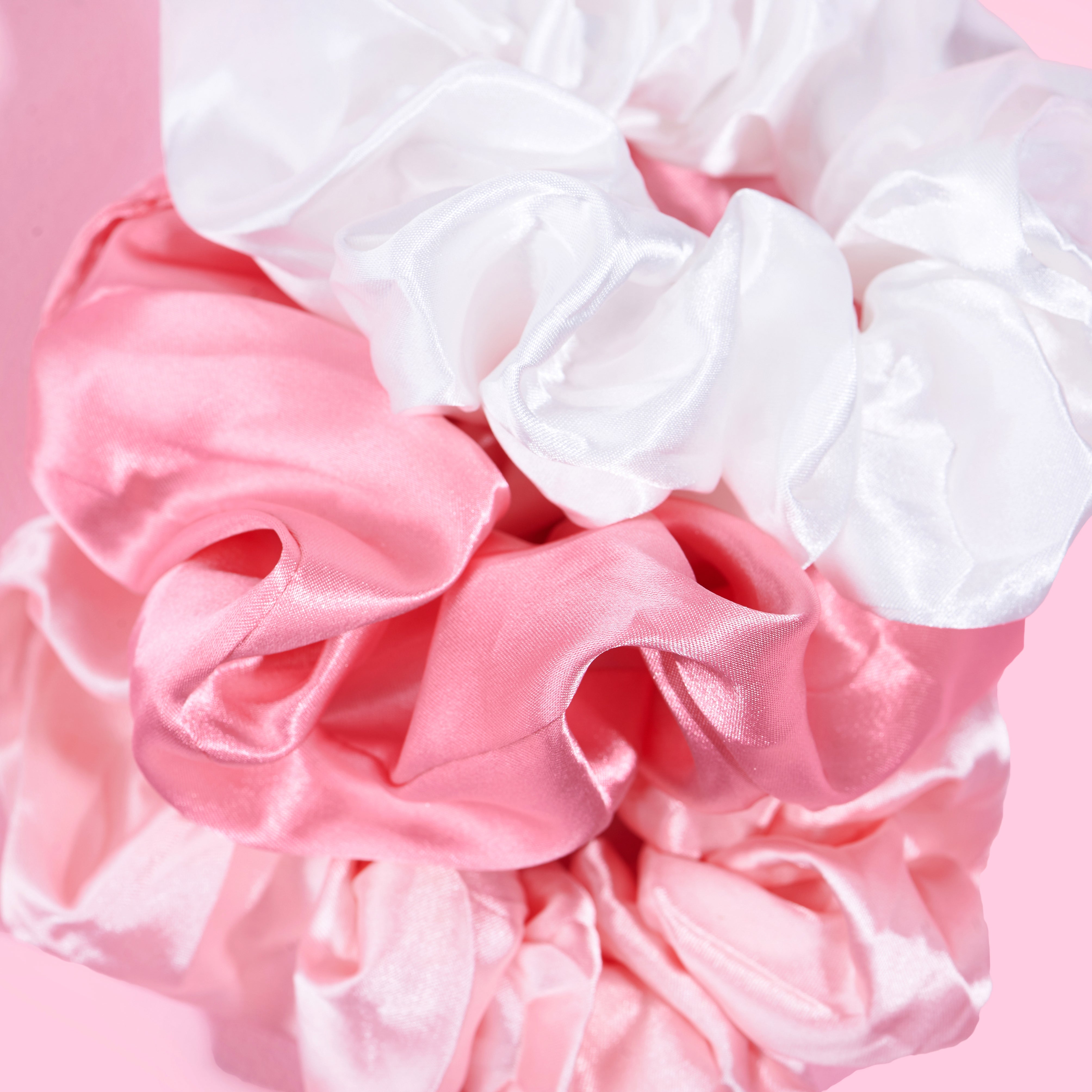 Large Silky Scrunchies Set (Pack of 3)